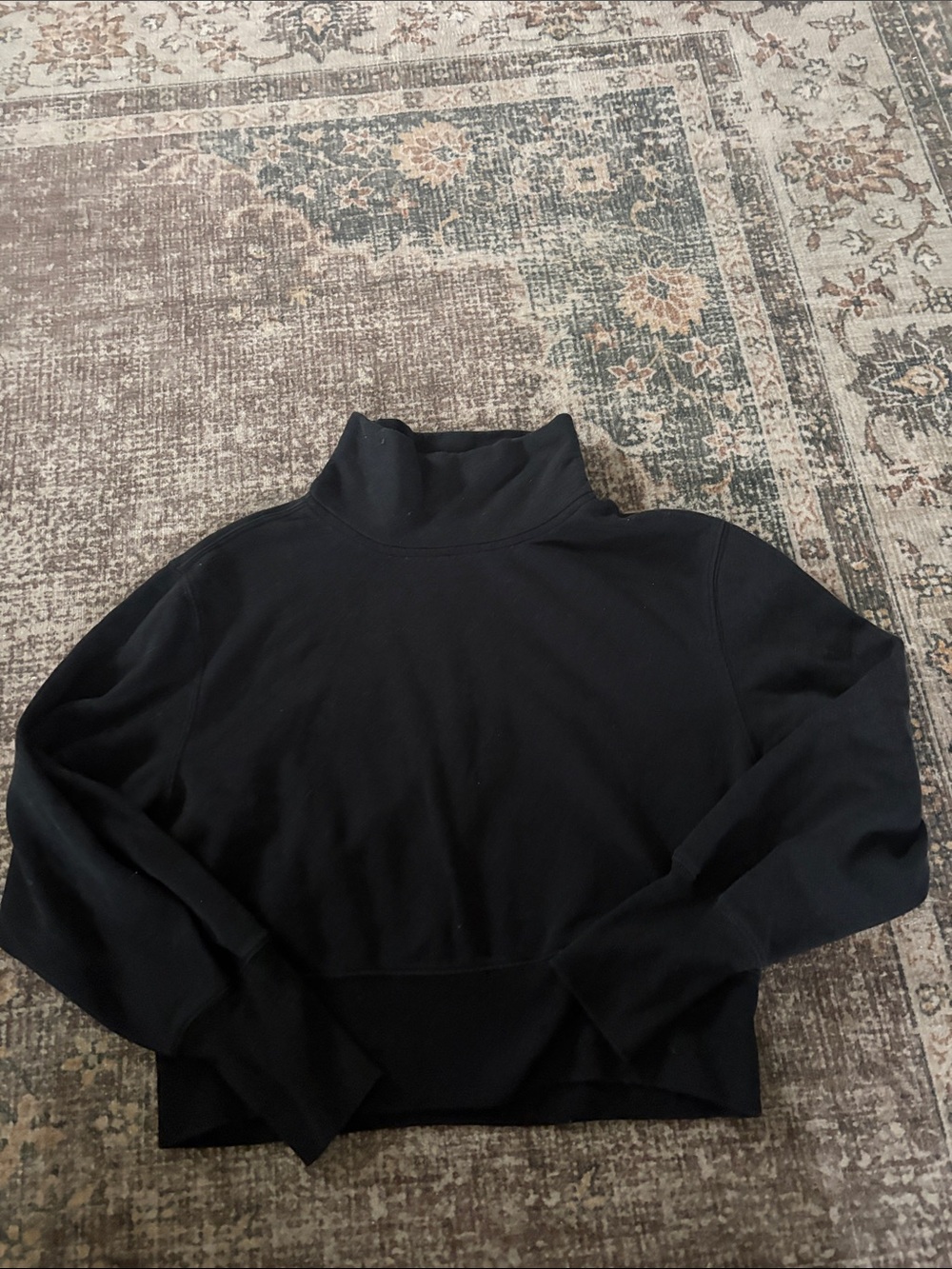 Abercrombie & Fitch Black Turtleneck sweatshirt